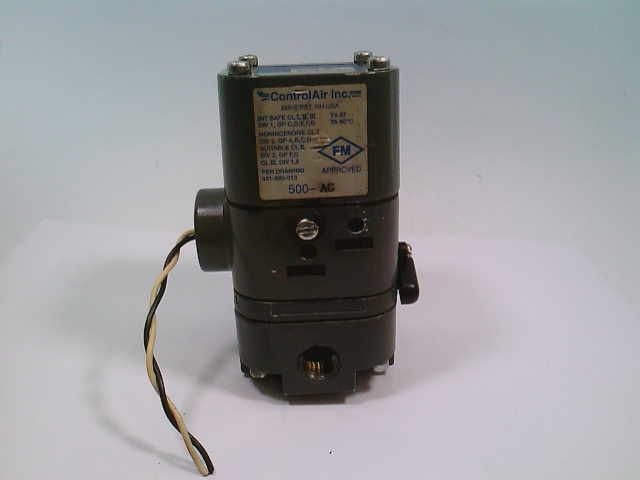 CONTROLAIR INC 500-AG