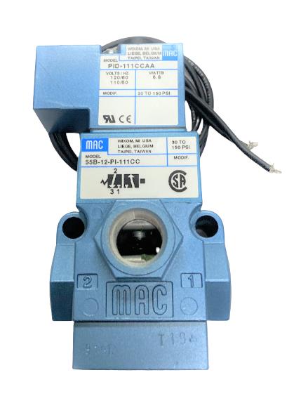 MAC VALVES INC 711C-12-PI-112BA