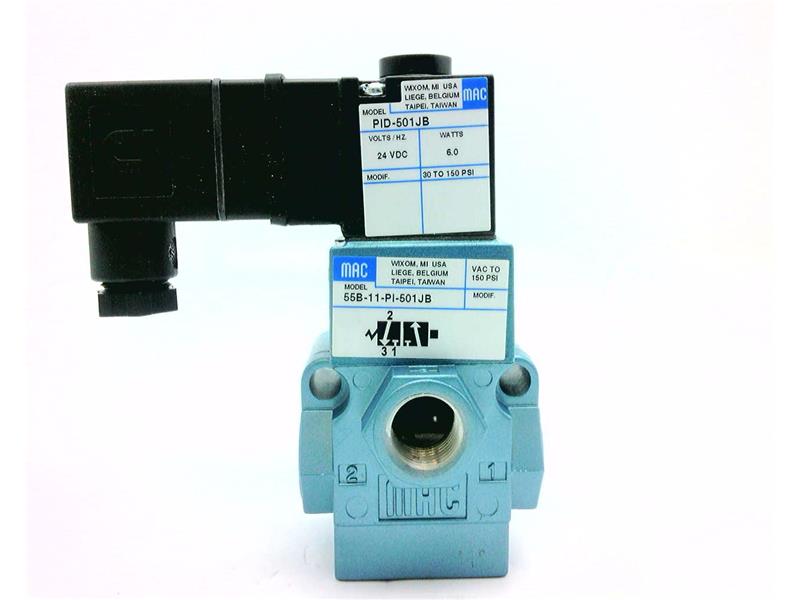 MAC VALVES INC 55B-11-PI-501JB