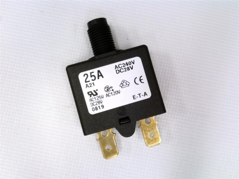 E-T-A CIRCUIT BREAKERS 1658-A21-00-P10-25A
