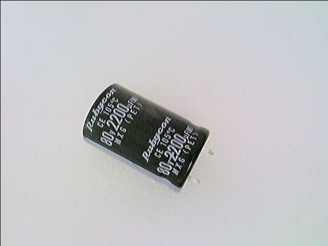 RUBYCON 80MXG2200MEFCSN22X35