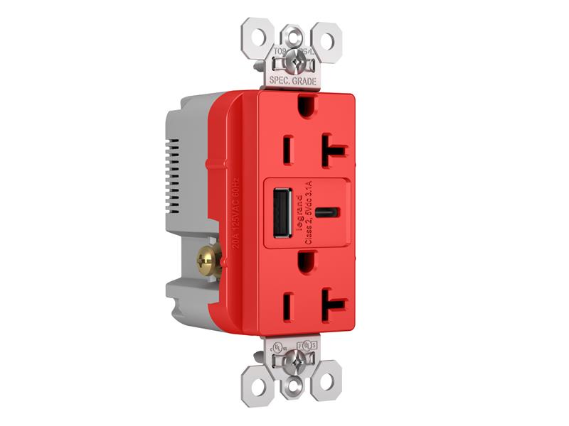 LEGRAND TR20USBACRED