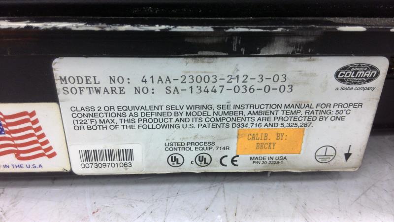 INVENSYS 41AA-23003-212-3-03