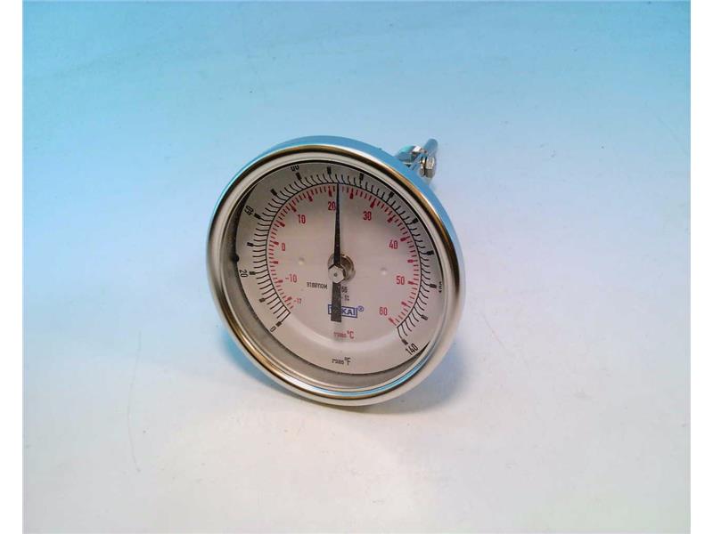 WIKA TG53/3"/BACK MOUNT ADJUSTABLE/MALE THREAD/F/C/0-250/1/2NPT/1/4"/4"