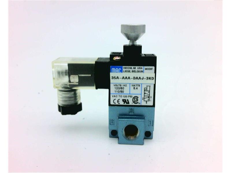 MAC VALVES INC 35A-AAA-DAAJ-3KD