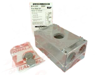 BWF MANUFACTURING INC B75-22V