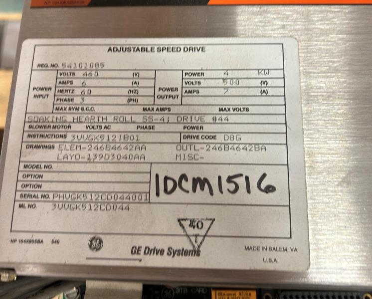3VVGK512CD044 by GENERAL ELECTRIC