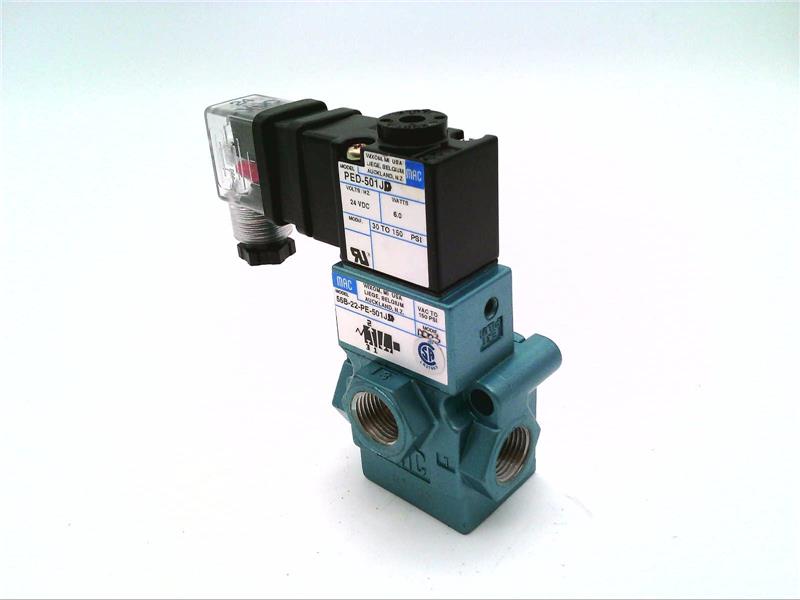 MAC VALVES INC 55B-22-PE-501JD