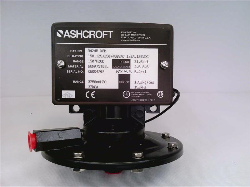 ASHCROFT D424B-XFM-150IN-H2OD
