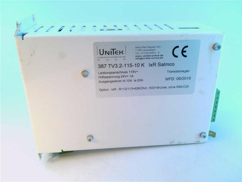 UNITEK INDUSTRIE ELEKTRONIK 387 TV3.2-115-10 K