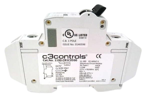 C3 CONTROLS 1100-CB1C2D30
