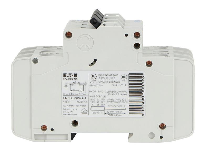 EATON CORPORATION FAZ-D3-3-NA