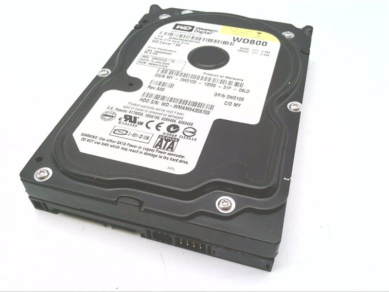 WESTERN DIGITAL WD800JD-75LSA0