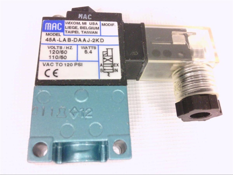 MAC VALVES INC 45A-LAB-DAAJ-2KD