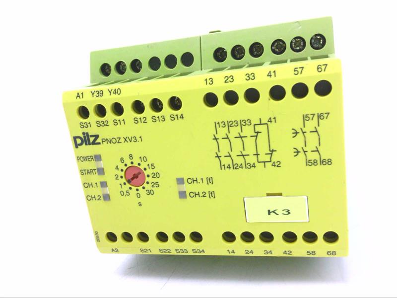 PILZ PNOZ-XV3.1-30/24VDC-3N/O-1N/C-2N/O-T