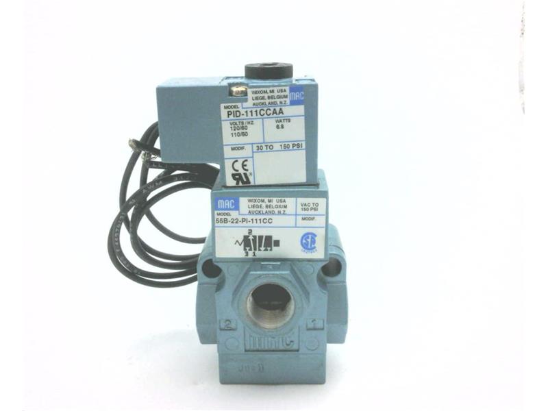 MAC VALVES INC 55B-22-PI-111CC
