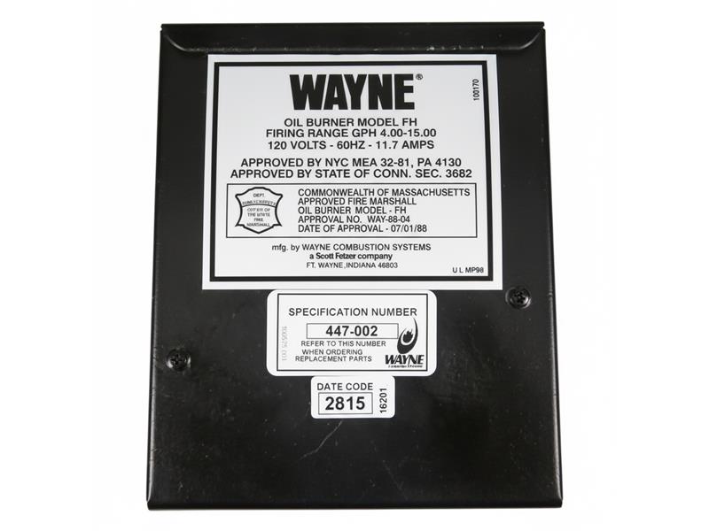 WAYNE COMBUSTION 62459-002