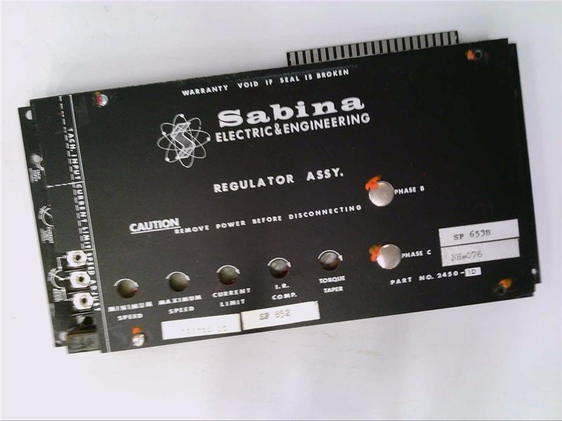 2450-1D by SABINA ELECTRIC