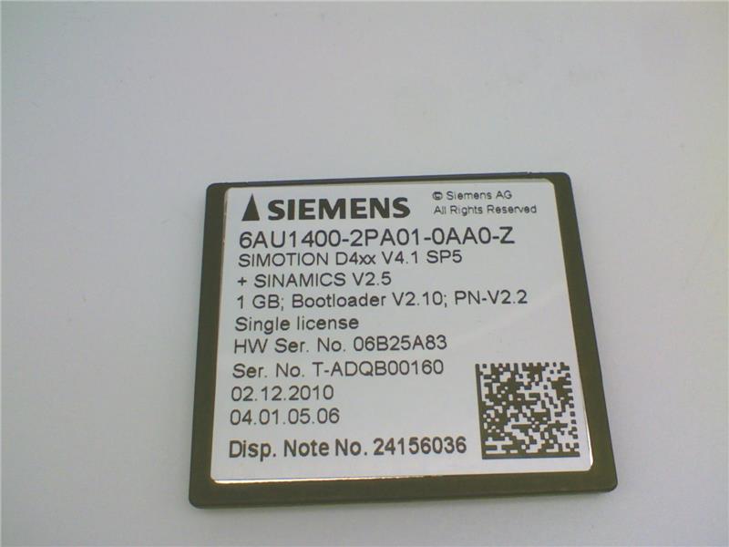 SIEMENS 6AU1-400-2PA01-0AA0