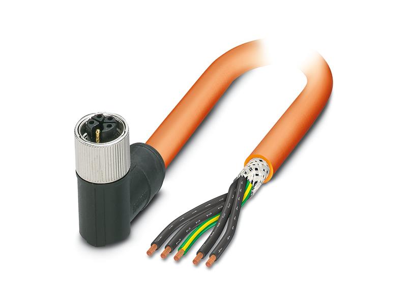 PHOENIX CONTACT SAC-5P- 1,5-PUR/M12FRK PE SH