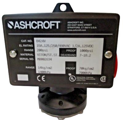 ASHCROFT B424 V 200PSI