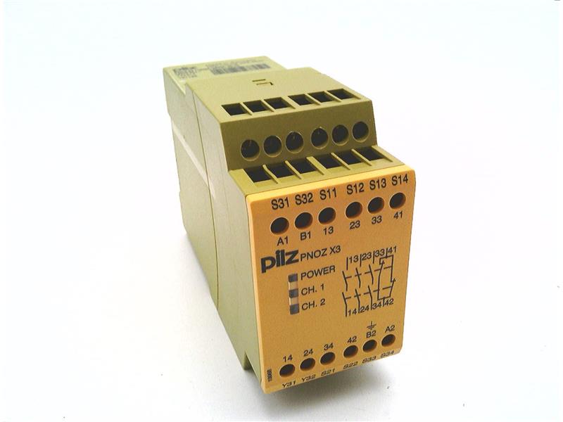 PILZ PNOZ X3 110VAC 24VDC 3S 1O
