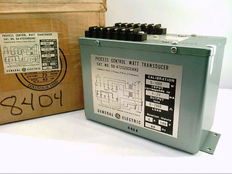 GENERAL ELECTRIC 50-472320DEH-H3