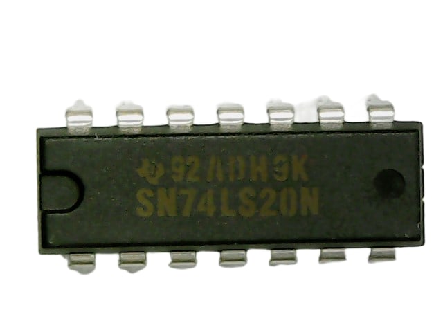 SN74LS20N by TEXAS INSTRUMENTS SEMI