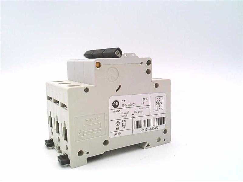 188-B3C500 Din Rail Mount Circuit Breaker by ALLEN BRADLEY