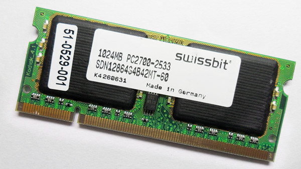SWISSBIT 1024MB-PC2700-2533