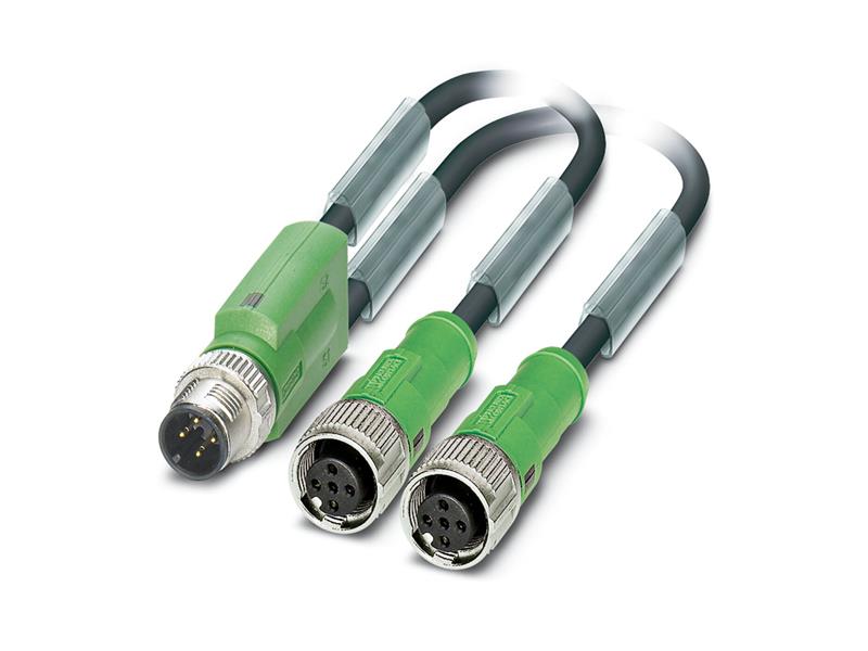 PHOENIX CONTACT SAC-4P-Y/2X0,3-PUR/FS VP SCO