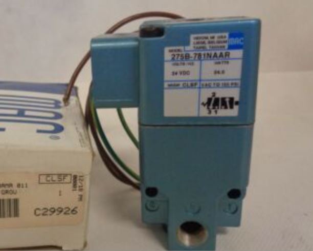 MAC VALVES INC 275B-0113CA