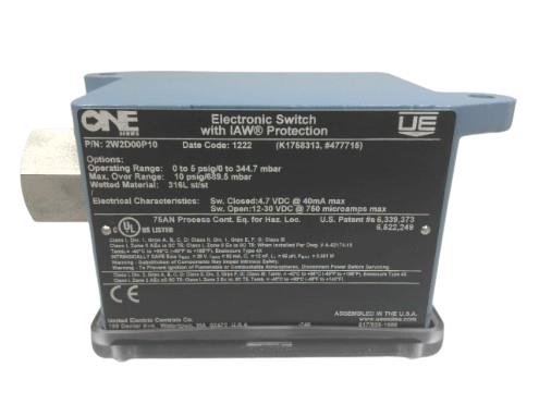 UNITED ELECTRIC 2W2D00P10