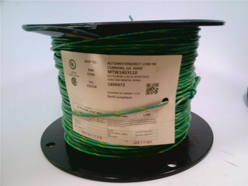 ATLAS WIRE AND CABLE MTW14GYL10