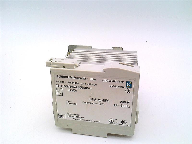 INVENSYS TE10S/50A/240V/LGC/ENG/-/-/96//00