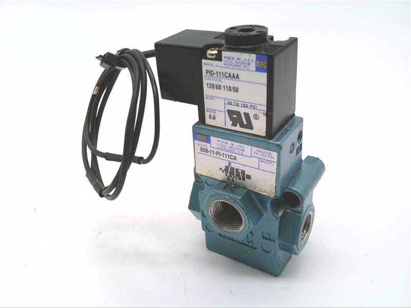 MAC VALVES INC 55B-11-PI-111CA