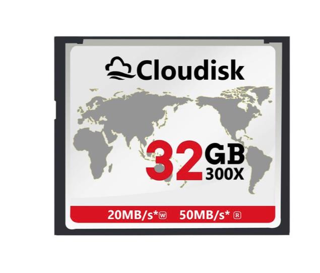 CLOUDISK 32GB COMPACT FLASH CARD