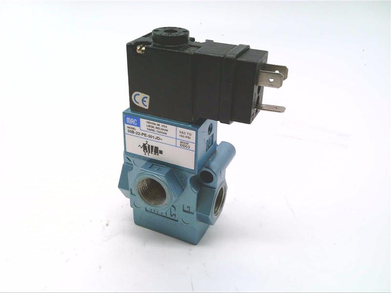 MAC VALVES INC 55B-22-PE-502JB
