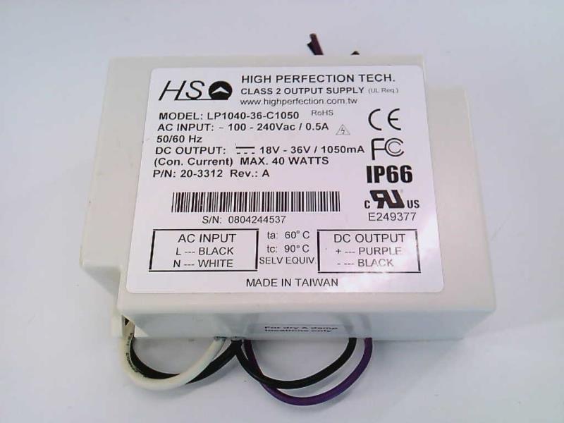 HIGH PERFECTION TECH LP1040-36-C1050