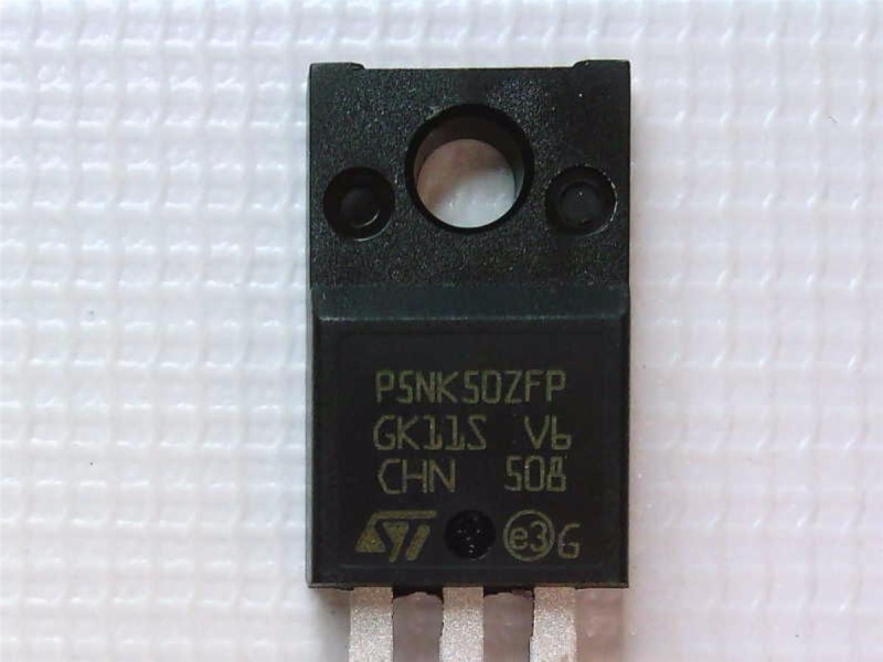 ST MICRO STP5NK50ZFP