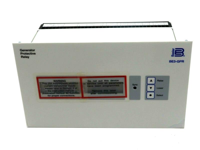 BASLER ELECTRIC BE3-GPR-P2BVSF