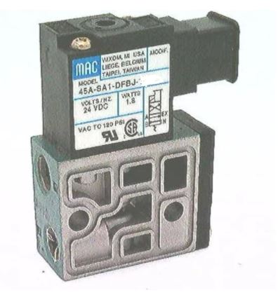 MAC VALVES INC 45A-SA1-DFBJ-3KA