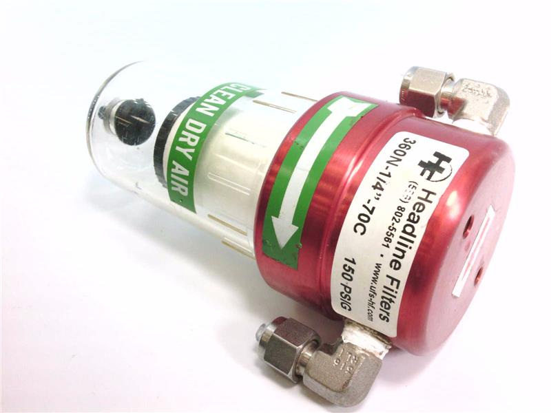 HEADLINE FILTERS 360N-1/4"-70C