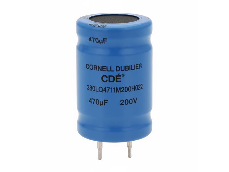 CORNELL DUBILIER 380LQ471M200H022