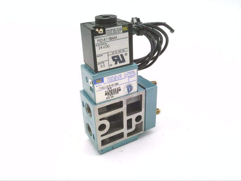 MAC VALVES INC 714C-12-PI-611BA