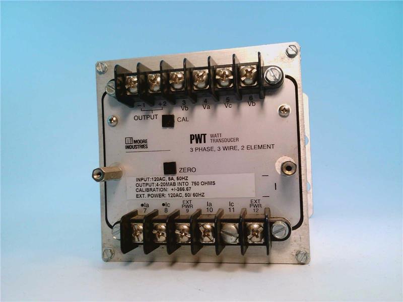 MOORE INDUSTRIES PWT/120AC.5A/4-20MA/2E-120AC