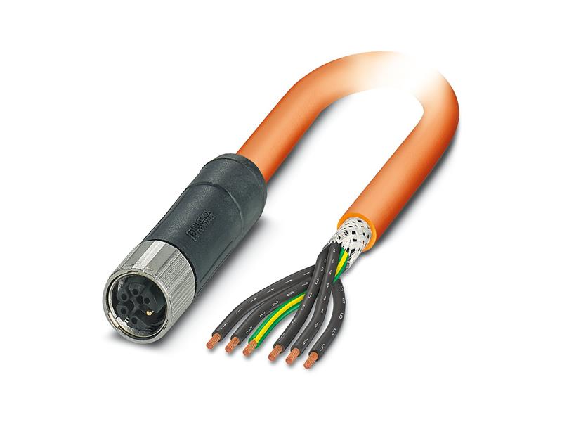 PHOENIX CONTACT SAC-6P- 5,0-PVC/M12FSM PE SH