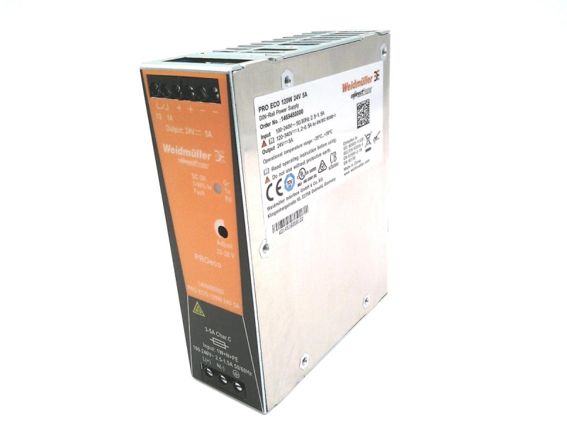 WEIDMULLER PRO ECO 120W 24V 5A