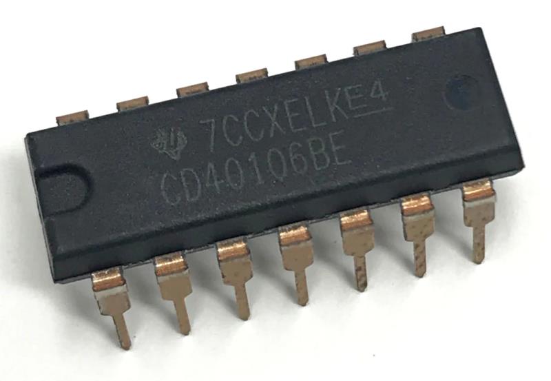 TEXAS INSTRUMENTS SEMI CD40106BE