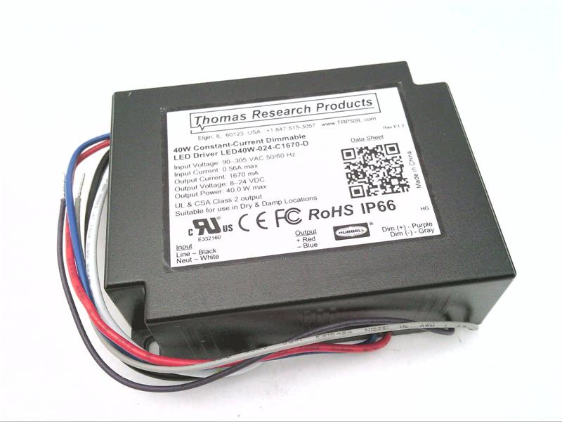 THOMAS RESEARCH LED40W-024-C1670-D